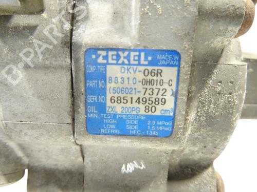 Used AC compressor AC compressor PEUGEOT 107 (PM_, PN_) 1.0 (68 hp) 39550818 39550818