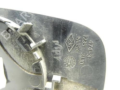 Left mirror glass RENAULT CLIO III (BR0/1, CR0/1) 1.2 16V (BR02, BR0J, BR11, CR02, CR0J, CR11) | BP30106743C148