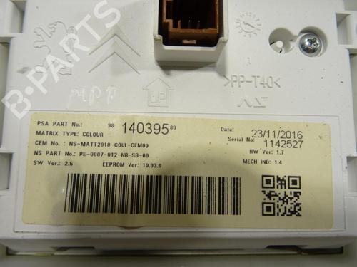 Instrument cluster PEUGEOT 208 I (CA_, CC_) 1.6 HDi / BlueHDi 75 | BP27972861C47
