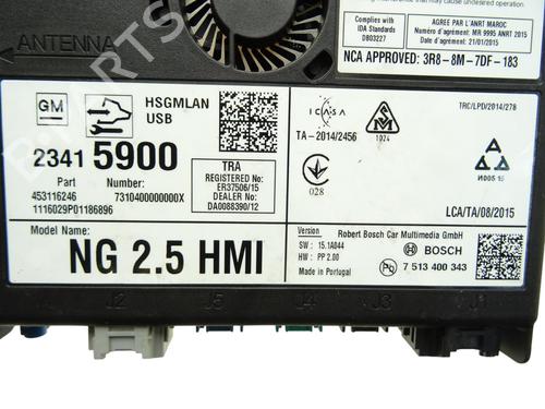 control-unit-opel-insignia-a-g09-2008-2009-2010-2011-2012-2013-2014-2015-2016-2017-38536878 main image