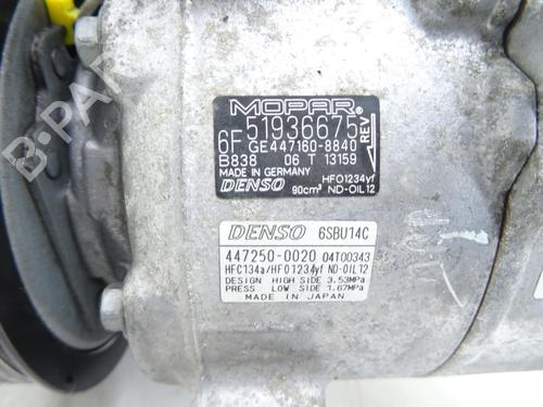 Used AC compressor AC compressor FIAT 500X (334_) 1.6 D Multijet (334AXA1B, 334AXA11) (120 hp) 29998245 29998245
