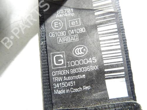 Used Front left seatbelt Front left seatbelt CITROËN DS3 Convertible 1.2 VTi 82 (82 hp) 31595402 31595402