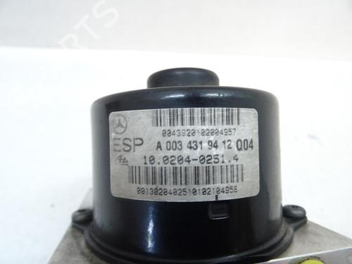 ABS pump MERCEDES-BENZ C-CLASS (W203) C 270 CDI (203.016) | BP20042086M43 