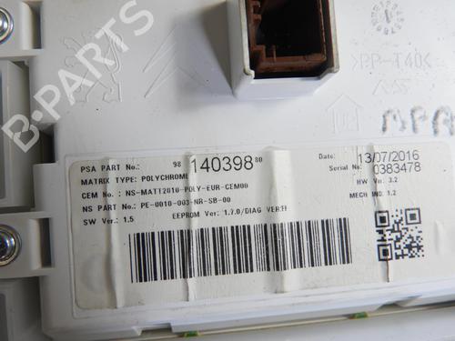 Instrument cluster PEUGEOT 208 I (CA_, CC_) 1.2 VTI 82 | BP21969600C47 