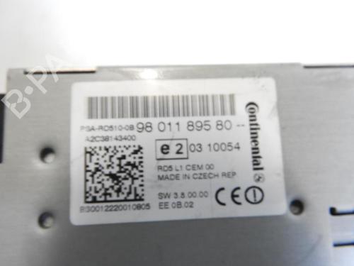 Radio CITROËN C4 II (NC_) 1.6 HDi 90 | BP20072069E6 