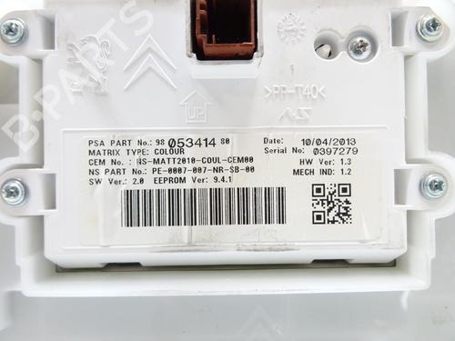 Used Instrument cluster Instrument cluster PEUGEOT 2008 I (CU_) 1.6 HDi (92 hp) 20042266 20042266