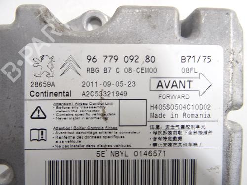 Kollisjonspute styreenhet CITROËN DS4 (NX_) 1.6 HDi 115 | BP27516234M53 