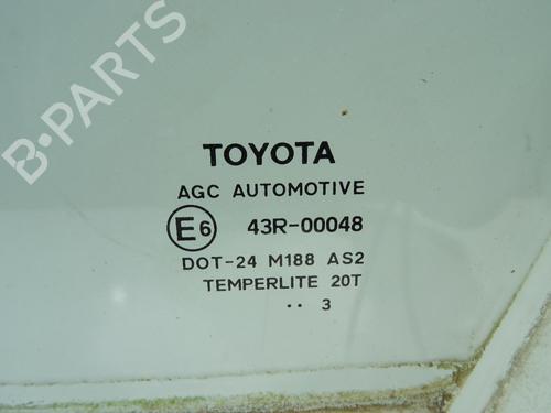 Rear left door window TOYOTA YARIS (_P13_) 1.5 Hybrid (NHP130_, NHP130) | BP23787065C20 