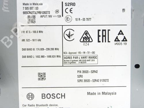 Radio SUZUKI SWIFT V (AZ) 1.2 Hybrid (Mild Hybrid) AllGrip (A2L412) | BP27343589E6  - Image 6