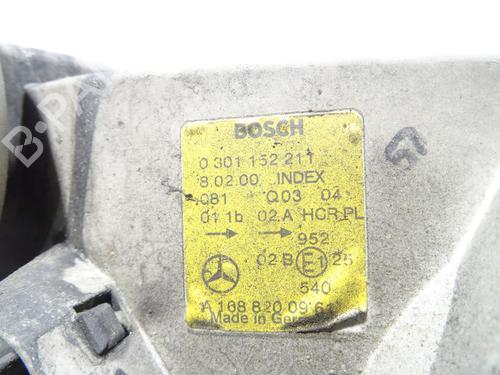 Left headlight MERCEDES-BENZ A-CLASS (W168) A 170 CDI (168.008) | BP21387895C28 