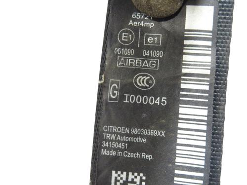 Front left seatbelt DS DS 3 (SA_) 1.2 THP 110 / PureTech 110 (SAHNPS, SAHNZ6, SAHNZT) | BP38599078I26 - Image 6