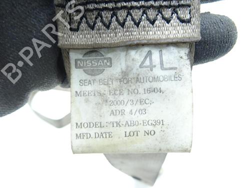 Venstre bak beltestrammer NISSAN X-TRAIL I (T30) 2.2 Di 4x4 | BP29631517C89 