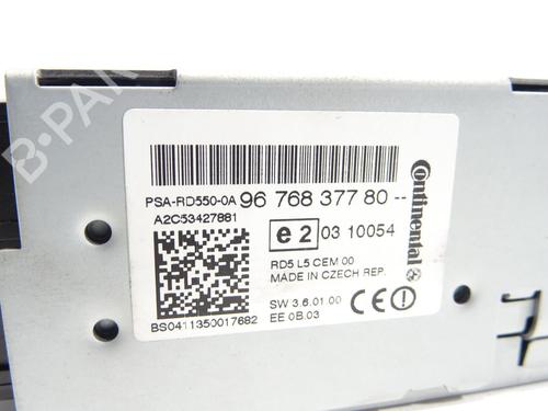 Radio CITROËN DS4 (NX_) 1.6 HDi 115 | BP27516243E6 