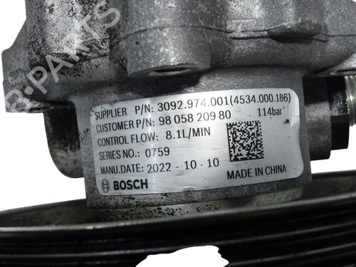Styring servopumpe Styring servopumpe CITROËN JUMPER II Van 2.2 BlueHDi 120 (120 hp) 37589452 37589452