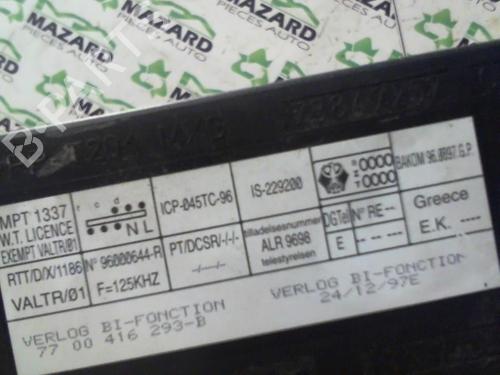 Control unit RENAULT ESPACE III (JE0_)  | BP23788282M11 