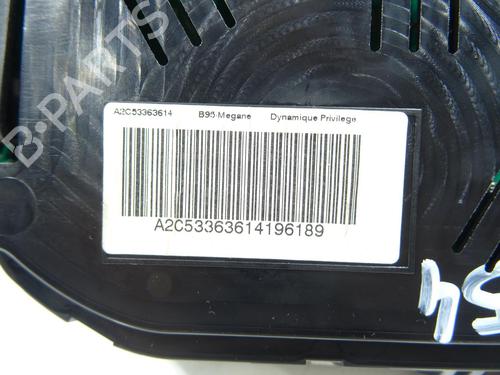 Instrument cluster RENAULT MEGANE CC (EZ0/1_) 1.9 dCi (EZ0J, EZ1S) | BP32094168C47 