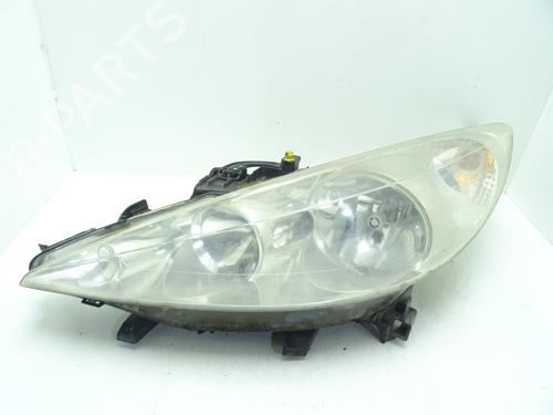 Used Left headlight Left headlight PEUGEOT 207 (WA_, WC_) 1.4 HDi (68 hp) 36007876 36007876