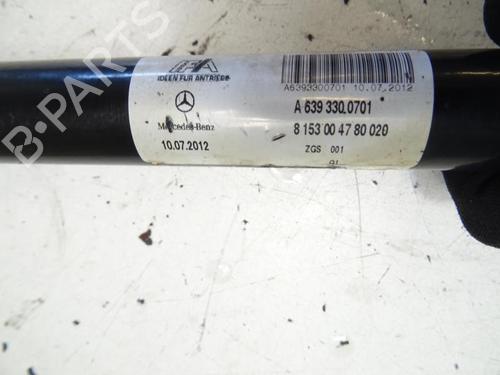 Right front driveshaft MERCEDES-BENZ VITO / MIXTO Van (W639) 113 CDI 4x4 (639.601, 639.603, 639.605) | BP20046343M39 