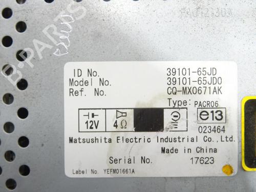 Radio SUZUKI GRAND VITARA II (JT, TE, TD) 1.9 DDiS All-wheel Drive (JT419, TD44, JB419WD, JB419XD,... | BP26907093E6