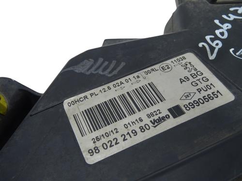 Phare gauche Phare gauche PEUGEOT 208 I (CA_, CC_) 1.0 VTi (68 hp) 36541004 36541004