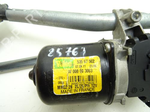 Front wiper motor RENAULT CLIO III (BR0/1, CR0/1) 1.5 dCi (C/BR0G, C/BR1G) | BP28131656M29 