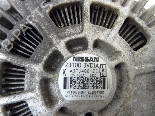 Alternator NISSAN JUKE (F15) 1.5 dCi | BP20064812M7 
