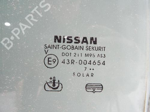Used Rear left door window Rear left door window NISSAN NAVARA NP300 (D40) 2.5 dCi 4WD (D40TT, D40T, D40M, D40BB) (190 hp) 20854949 20854949