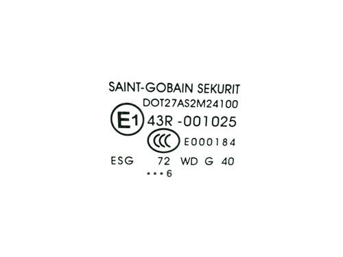 Dør rude ventre foran Dør rude ventre foran 39424664 39424664