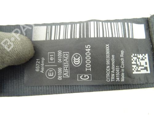 Front left seatbelt DS DS 3 (SA_) 1.2 VTi 82 (SAHMZ6) | BP28209485I26 - Image 3