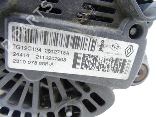 Used Alternator Alternator RENAULT CAPTUR I (J5_, H5_) 1.5 dCi 90 (J5N4, J5M5, J5MW, J5M6, J5AL, J5AJ) (90 hp) 35888433 35888433