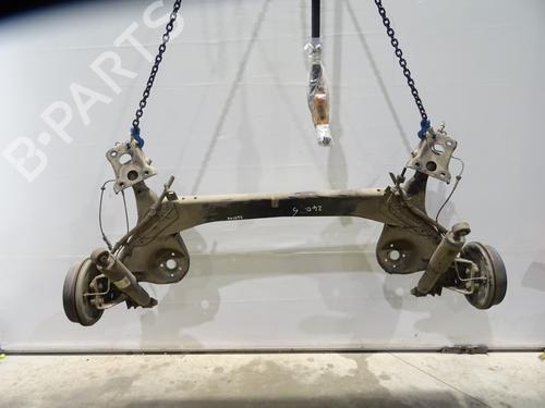 Used Rear axle FIAT FIORINO Box Body/MPV (225_) 1.4 Natural Power (225BXC1A, 225AXC1A) (78 hp) 28019604