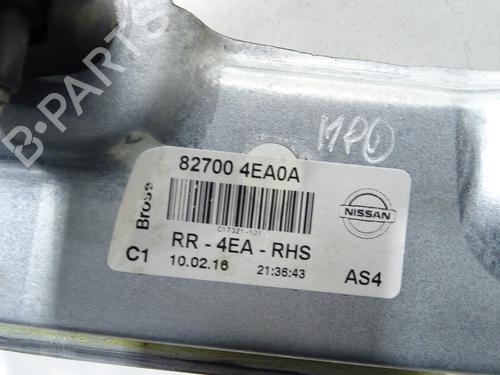 Rear right window mechanism NISSAN QASHQAI II (J11, J11_) 1.5 dCi | BP30171314C25
