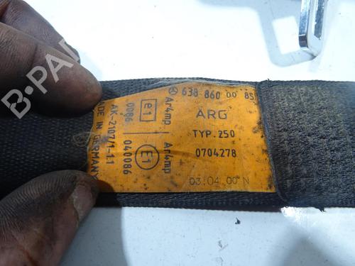 Used Front left seatbelt Front left seatbelt MERCEDES-BENZ V-CLASS (638/2) V 220 CDI (638.294) (122 hp) 32725398 32725398