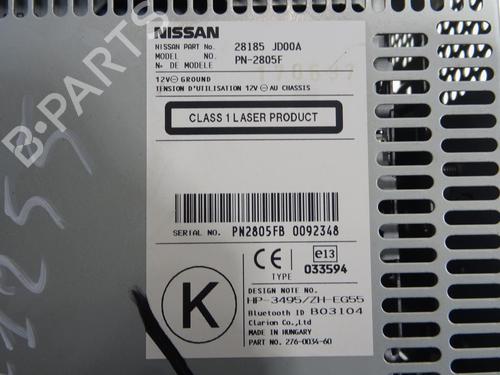 Radio NISSAN QASHQAI I (J10, NJ10) 2.0 | BP28908484E6 