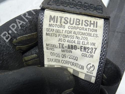 Used Rear right seatbelt Rear right seatbelt MITSUBISHI PAJERO III (V7_W, V6_W) [1999-2007] 33723348 33723348