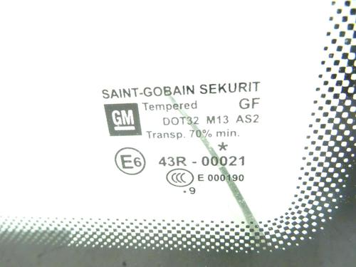 Used Rear right quarter glass Rear right quarter glass OPEL ZAFIRA / ZAFIRA FAMILY B (A05) 1.9 CDTI (M75) (120 hp) 33828870 33828870