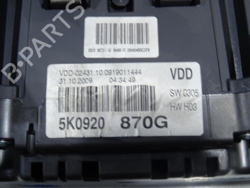 Instrument cluster VW GOLF VI (5K1)  | BP22768117C47 
