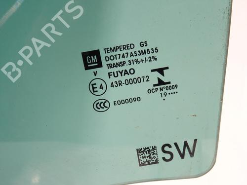 Rear left door window OPEL ASTRA K Sports Tourer (B16) 1.2 Turbo (35) | BP22806271C20 