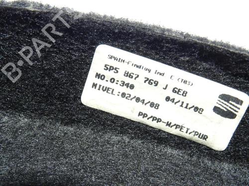 Rear parcel shelf SEAT TOLEDO III (5P2) 1.9 TDI | BP33991373C85 - Image 4