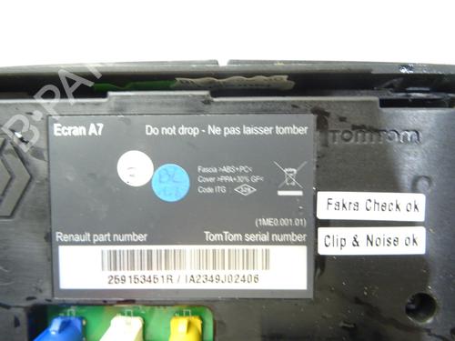 Display Display RENAULT MEGANE III Grandtour (KZ0/1) 1.5 dCi (KZ09, KZ0D, KZ1G, KZ29, KZ14, KZ1W, KZ10, KZ1F,... (110 hp) 37067704 37067704