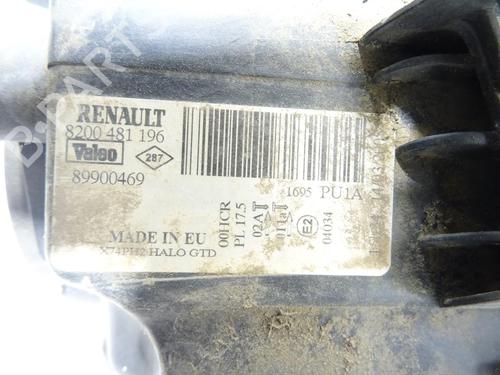 Left headlight RENAULT LAGUNA II Grandtour (KG0/1_) 1.9 dCi | BP29935337C28