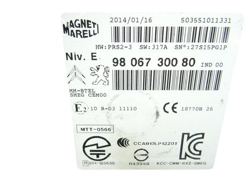 Radio PEUGEOT 2008 I (CU_) 1.6 HDi | BP37251383E6 - Image 3