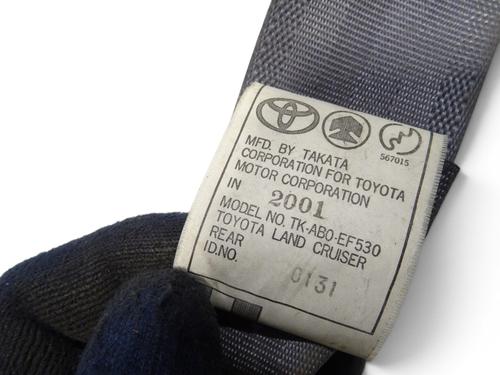 Used Rear center seatbelt Rear center seatbelt TOYOTA LAND CRUISER 90 (_J9_) 3.0 D-4D 4WD (KDJ90_, KDJ95_, KDJ90W, KDJ95W) (163 hp) 40123902 40123902