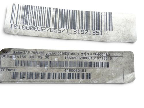 Front differential MERCEDES-BENZ M-CLASS (W166) ML 350 BlueTEC 4-matic (166.024, 166.023) | BP40446180M23 - Image 5