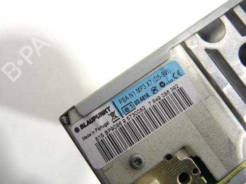 Bilradio CITROËN BERLINGO MULTISPACE (B9) 1.6 HDi 110 | BP31595437E6