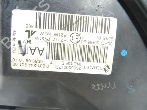 Left headlight RENAULT MEGANE III Grandtour (KZ0/1) 1.5 dCi (KZ09, KZ0D, KZ1G, KZ29, KZ14, KZ1W, KZ10, KZ1F,... | BP24055245C28 