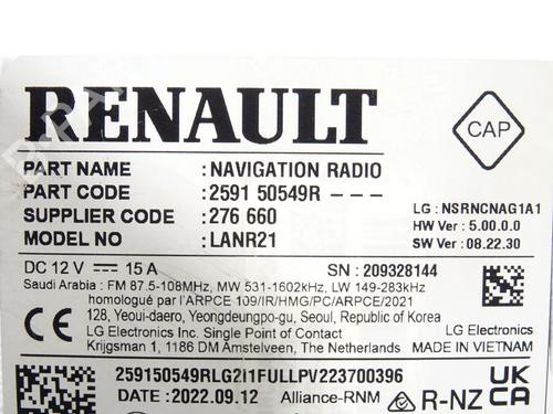 Radio RENAULT MEGANE E-TECH SUV EV60 (BNJ1) | BP39728811E6  - Image 5
