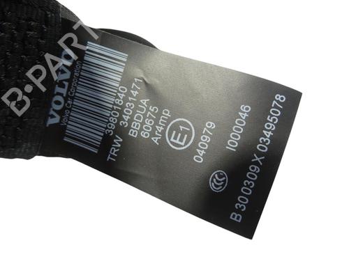 Used Rear left seatbelt Rear left seatbelt VOLVO XC60 I SUV (156) D5 AWD (185 hp) 35888364 35888364