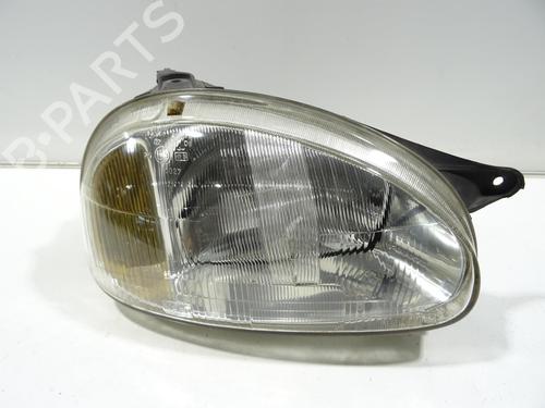 Used Right headlight OPEL CORSA B (S93) 1.0 i 12V (F08, F68, M68) (54 hp) 25890444