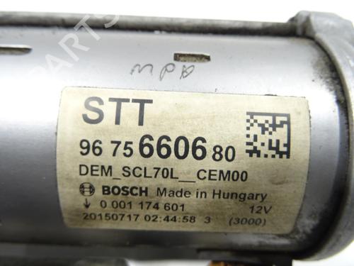 Starter PEUGEOT 208 I (CA_, CC_) 1.6 HDi / BlueHDi 75 | BP27884072M8